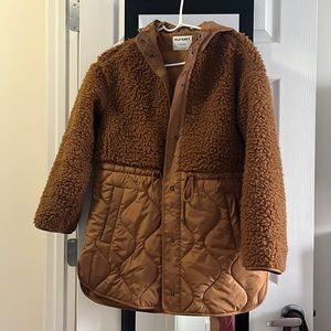 Hooded Sherpa/Quilted Jacket